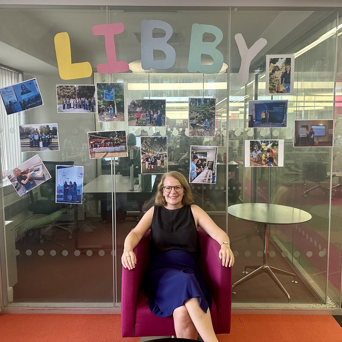 Sadly waving off from ⁦<a href="/UKinIndia/">UK in India🇬🇧🇮🇳</a>⁩ today the very brilliant Libby Green, who has led our climate and energy teams for the past four years. 

She off to bigger and better things, and golly will we miss her. 

Thank you Libby!