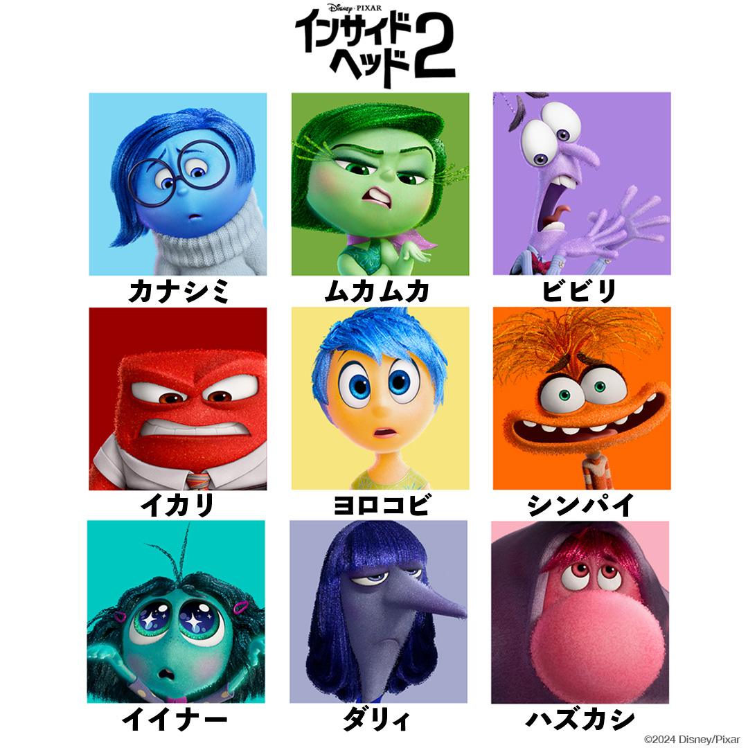インサイド ヘッド キャラクター