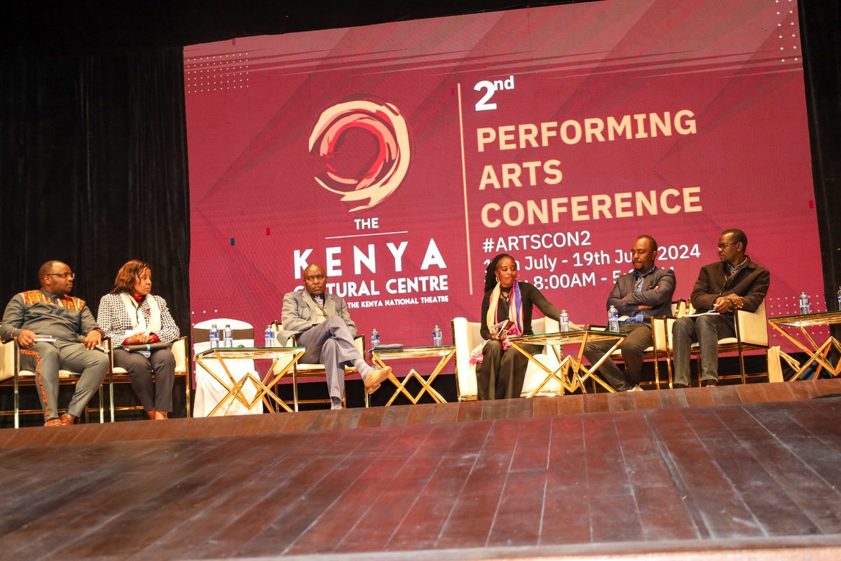 CultureCentreKE's tweet photo. @KIPPRAKENYA A panel discussion of performing arts education ushered in the Afternoon session of the 2nd Performing Arts Conference.
The panelists were from academic institutions; Kenyatta University, KCA University, NIMPA, ADMI and University of Nairobi.
#ArtsCon2
#Artsconversation https://t.co/kc4b6V4sPQ