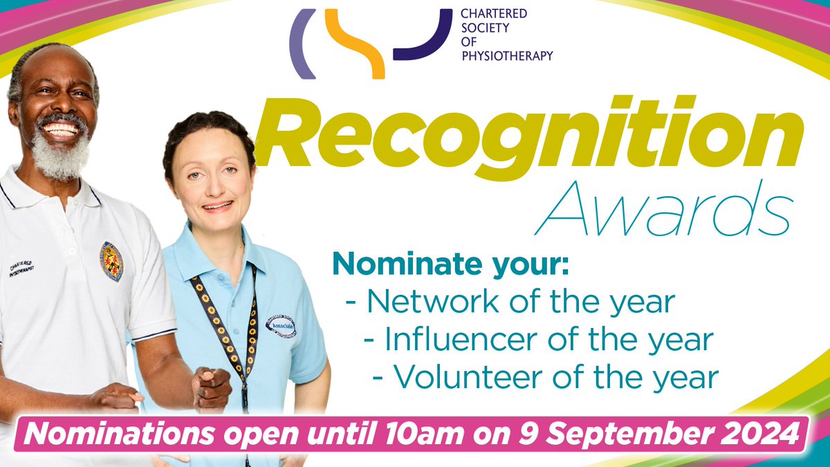 Please nominate your regional network as Network of the Year 2024!

I look forward to seeing who's crowned following <a href="/CSPNorthEast/">CSPNorthEast</a>'s success in 2023

There's so much engagement being led by <a href="/thecsp/">Chartered Society of Physiotherapy</a>  members for CSP members it'll be a tough category

csp.org.uk/recognitionawa…