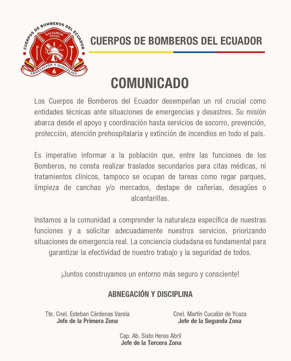 El CUERPO DE BOMBEROS DE PAUTE cumple funciones clave para garantizar la seguridad y el bienestar de la población, el objetivo principal es proteger a la comunidad frente a situaciones de EMERGENCIA y DESASTRES.
#bomberospaute #Azuay #ECU911 #Paute