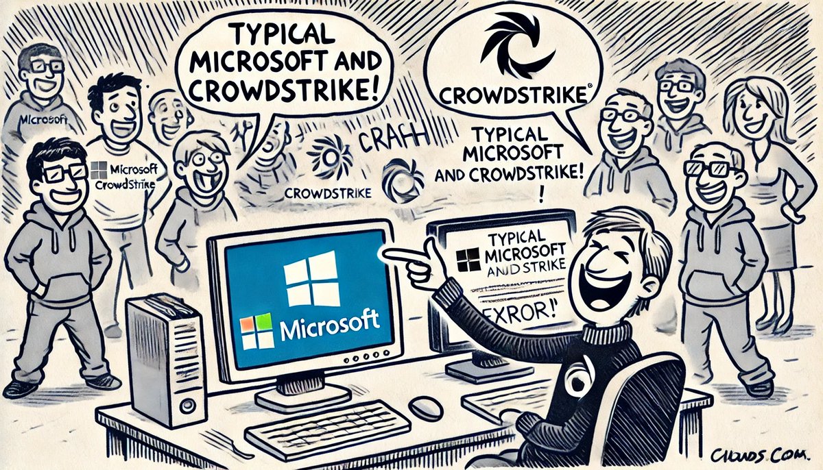 ahbagheri's tweet image. #Crowdstirke #Microsoft #Macrosoft