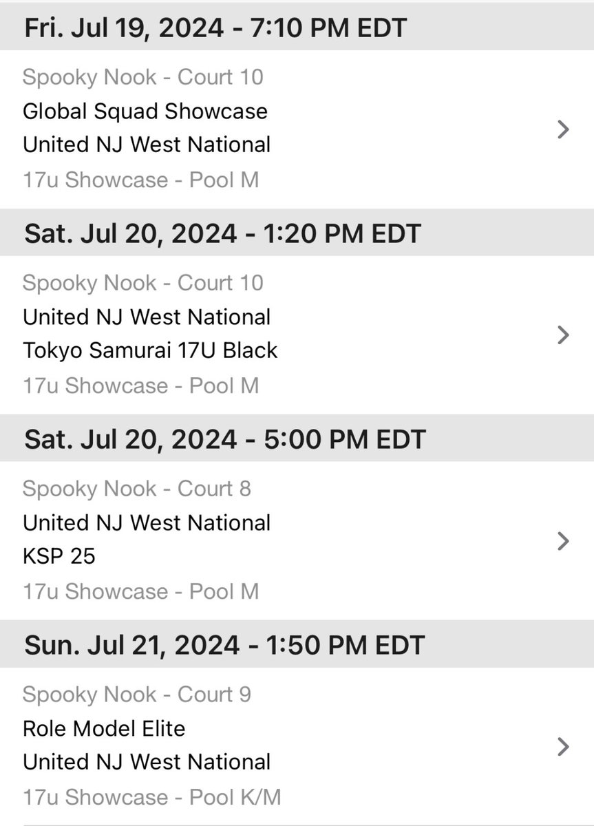 KreitzLuke's tweet photo. Here is my schedule for the Summer Finale this weekend at Spooky @unitedNJaauboys https://t.co/hBDIaB9Cpe