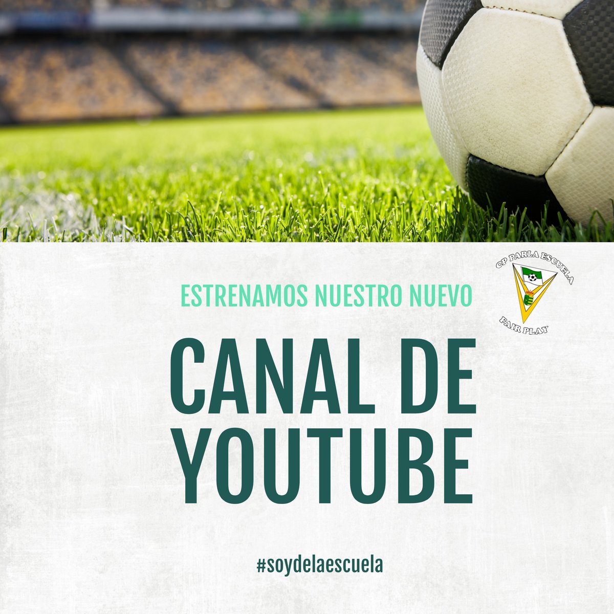 NOVEDADES | Estrenamos nuestro nuevo Canal de YouTube. Te puedes suscribir a través del siguiente enlace:

youtube.com/@CPParlaEscuel…

¡Muy pronto nuevo vídeos en el Canal!

#soydelaescuela