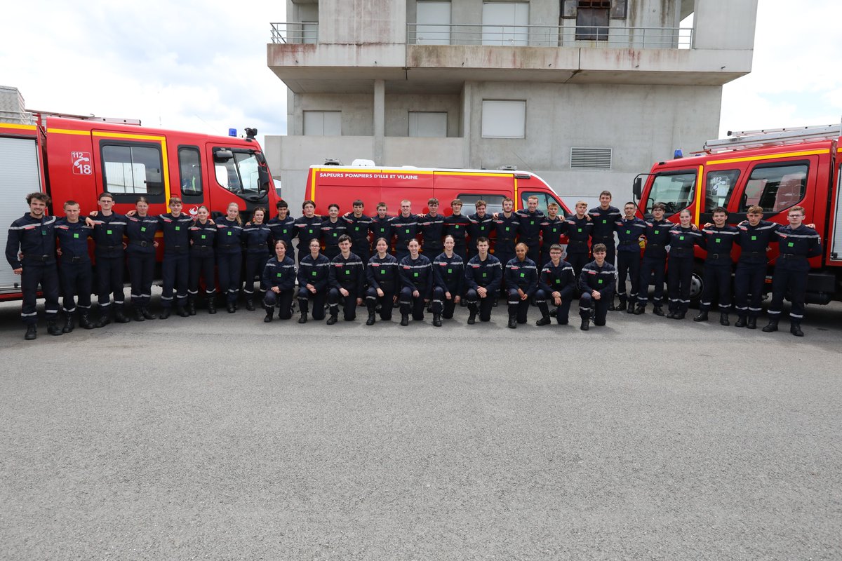 L'édition 2024 du Brevet national des jeunes sapeurs-pompiers #BNJSP s'est achevée pour nos 38 jeunes sapeurs-pompiers d'Ille-et-Vilaine en 4ème année d'instruction.
Toutes nos félicitations pour leurs résultats exceptionnels avec 100% de réussite 👏