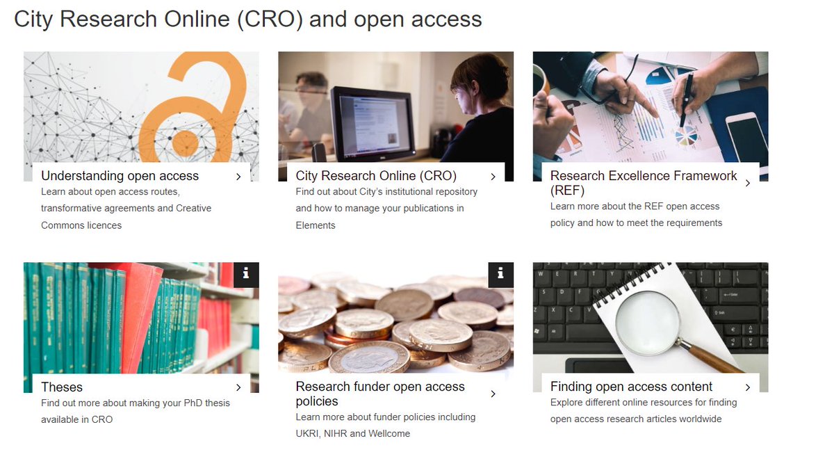 Do you need help understanding Open Access and what this means for your research at City? Check out our dedicated Library Guides: libguides.city.ac.uk/openaccess