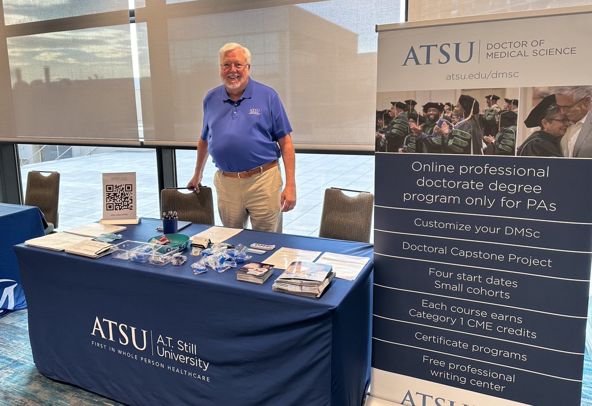 ATSU_DMSc's tweet photo. #ATSUDMSc is ready for you Florida PAs! https://t.co/Q6uWVCYvI8