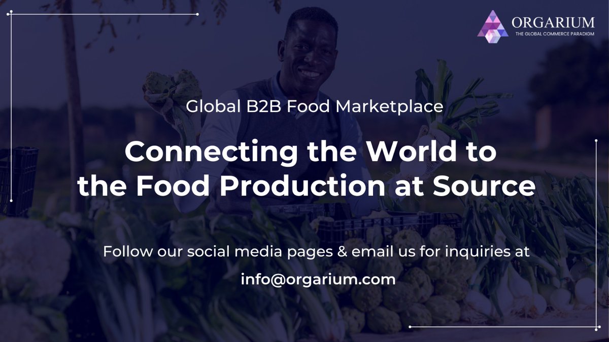 Orgarium_'s tweet photo. 🌍 Connecting the World to Food Production at the Source! 🌱

At Orgarium, we bridge the gap between consumers and the origins of their food. 🥦🍇

.
#Orgarium #FoodProduction #SustainableFarming #FarmToTable #GlobalConnection #Agriculture #HealthyEating https://t.co/6727eUUaKj