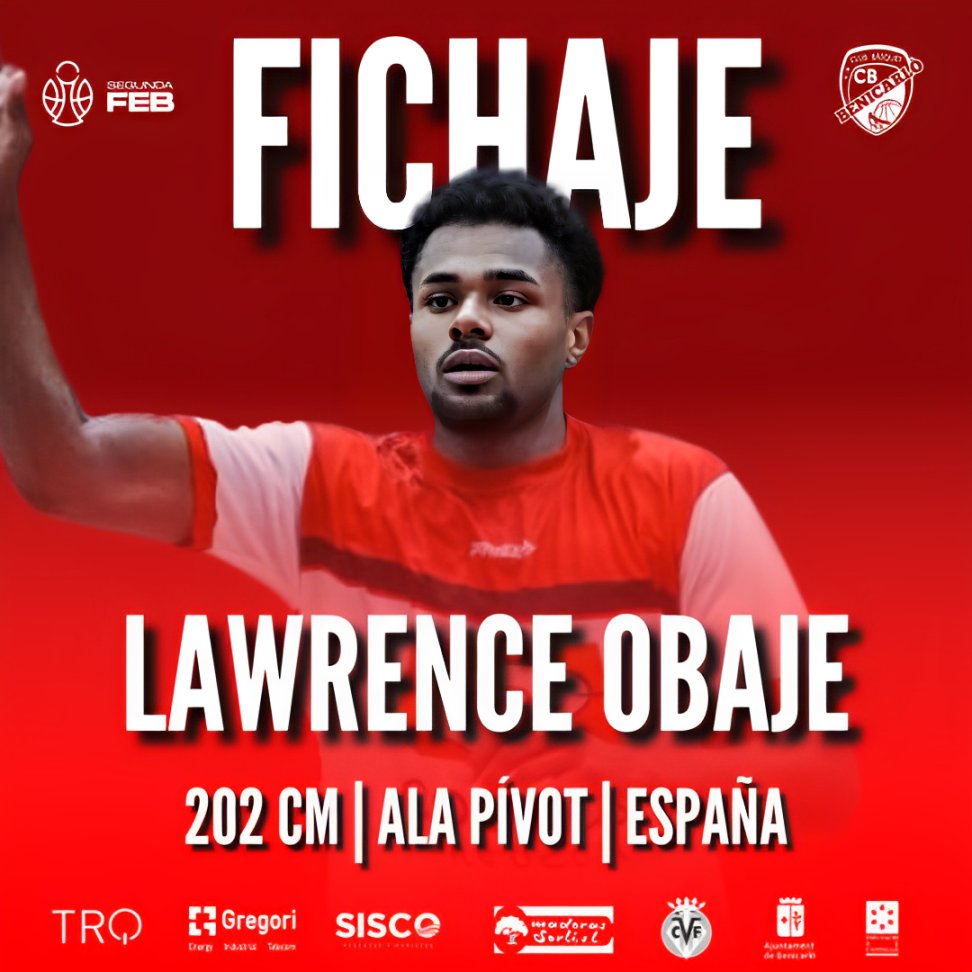 CBBenicarlo's tweet photo. 📝 𝗙𝗜𝗖𝗛𝗔𝗝𝗘 | 𝗟𝗔𝗪𝗥𝗘𝗡𝗖𝗘 𝗢𝗕𝗔𝗝𝗘

💪 El logroñés llega a Benicarló para sumarse al 𝗽𝗿𝗼𝘆𝗲𝗰𝘁𝗼 de la temporada 2024/2025.

#TodoAlRojo 🔴 https://t.co/ijHmpkD0bM
