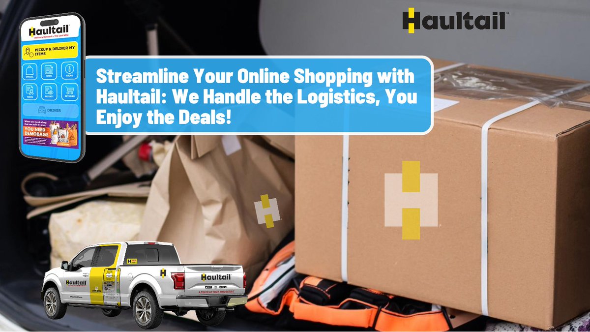 GSHoldingCorp's tweet image. Simplify your online buying and selling experience with Haultail. We handle the logistics so you can focus on finding great deals. 
 
#GSHC #Haultail #OnlineMarketplace #EasyTransactions #delivery