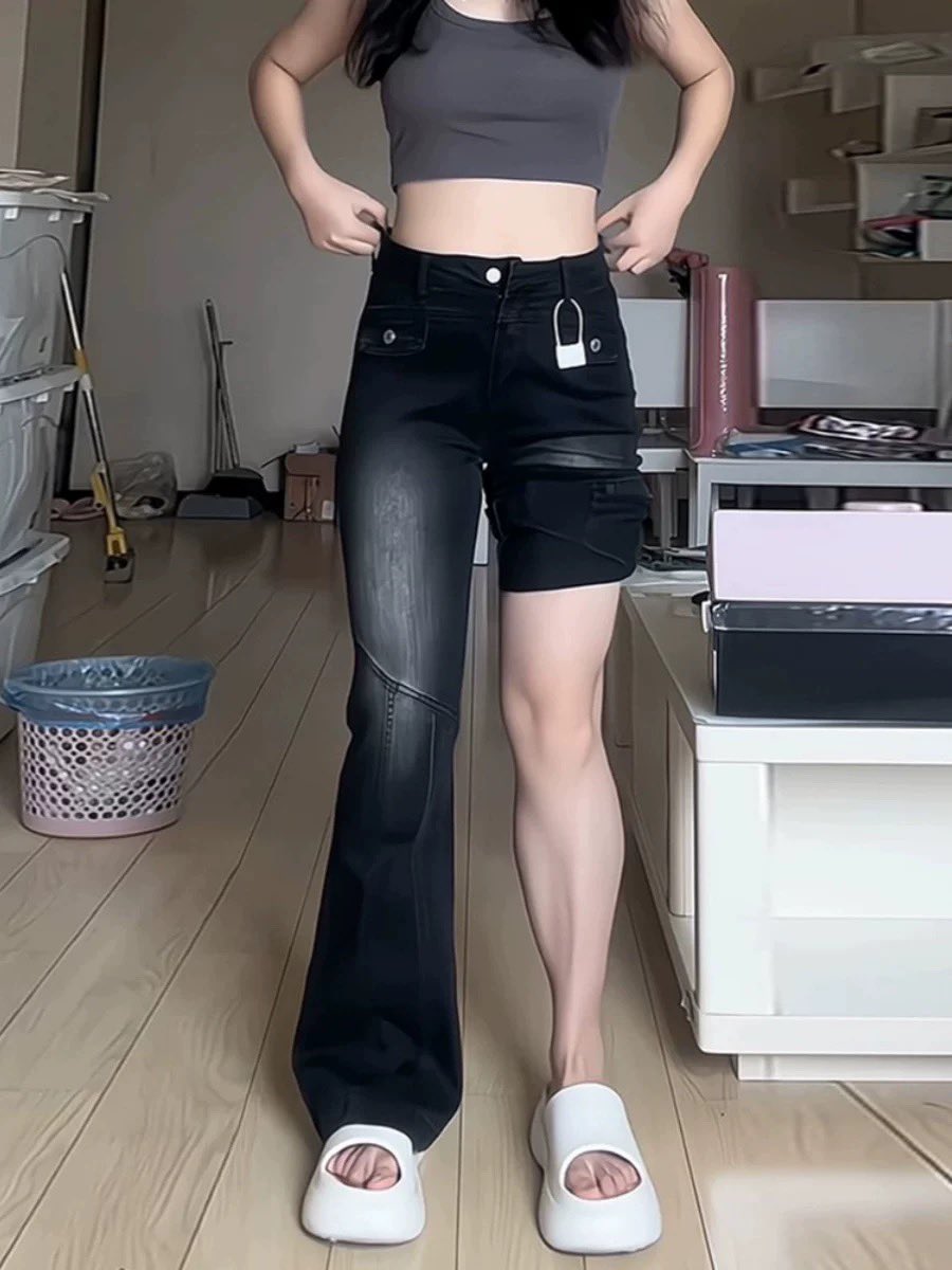 sasisbysi's tweet photo. กางเกงยีนส์ทรงแบบนี้ใส่แล้วช่วยพลางหุ่นพลางน่องขาใหญ่จริงๆนะ กางเกงดีมีชัยไปกว่าครึ่ง ทรงเป๊ะ เอวสูง โกงความสูง แมทช์กับอะไรก็สวย! มีตั้งแต่ไซส์ S-5XL เลยคับ ตัวละ 290 บาทเอง🫶🏻 https://t.co/fnLKtHuIG4