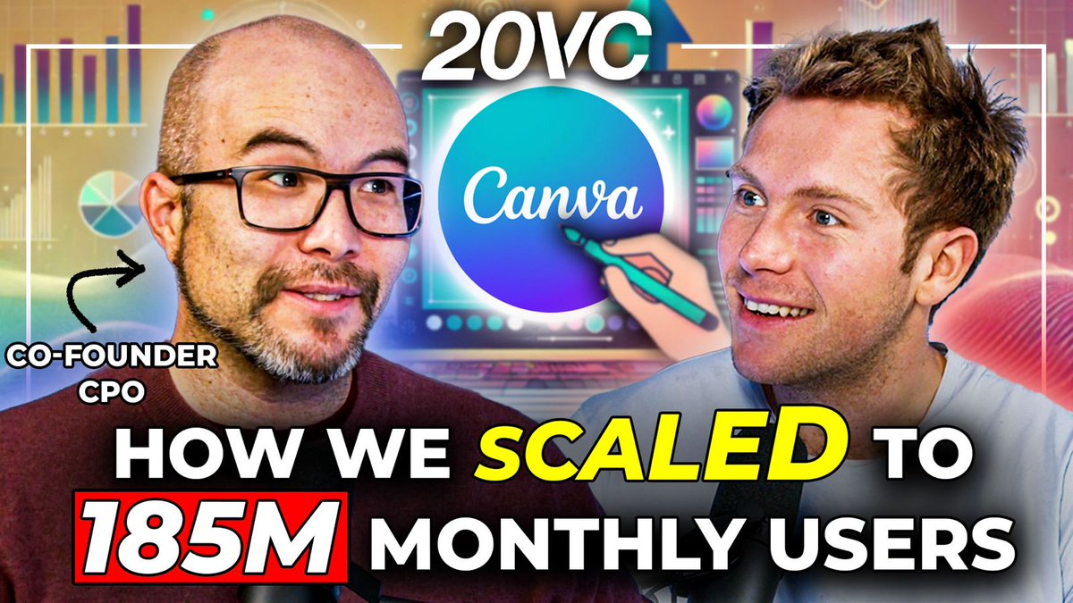 Today <a href="/canva/">Canva</a> has 185 million monthly active users.

The company has 1,700 engineers, 100 in ML.

That is fricking insane.

Today we dive into how one of the most loved products on the internet, builds products.

Top lessons from <a href="/themaninblue/">Cameron Adams</a> below 👇
