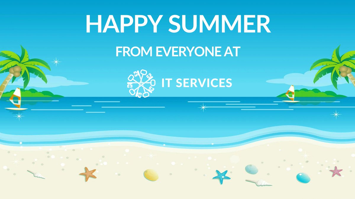 PKAT_ITServices's tweet photo. 🍦HAPPY SUMMER from all of us at @PKAT_ITServices 

Our service team will still be available throughout the summer break but please note, response times maybe delayed due to projects across our sites!

#summerholidays #schoolsout https://t.co/OlCfOHljHI