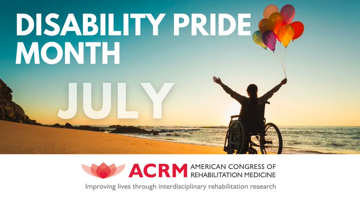 At ACRM, we believe in creating an inclusive world where everyone’s abilities are recognized &amp; valued.

ACRM invites you to serve as an advocate for individuals with disabilities by joining some of our many community groups.

ACRM.org/join

#disabilitypridemonth2024