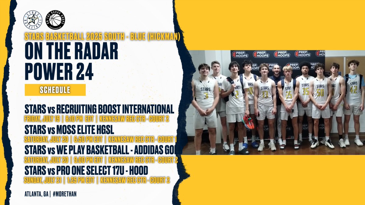 StarsNash_MBB's tweet photo. Our SOUTH 2025 - Blue (Hickman) Team is ready to compete this weekend. 

Check out their schedule below and come watch these guys play!

#power24 https://t.co/PeBrYBlCWS
