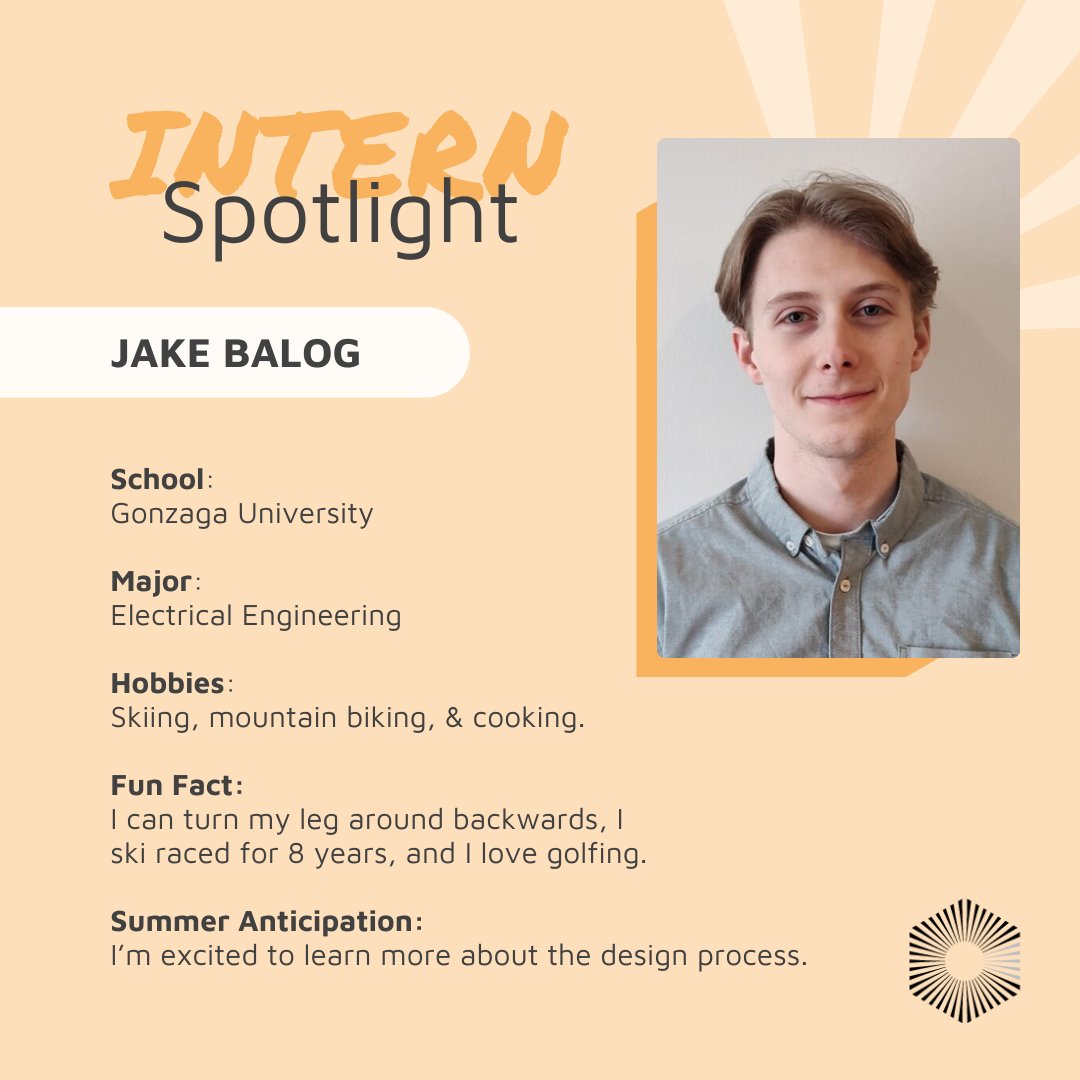 Commonwealth_HQ's tweet image. ✨ Intern of the day! ✨ 

Joining our team is Jake Balog, one of our Electrical Engineering Interns! He is a student at Gonzaga University.  

We’re so excited to have you this summer! 

#OneCommonwealth #AnythingButCommon #SummerInterns