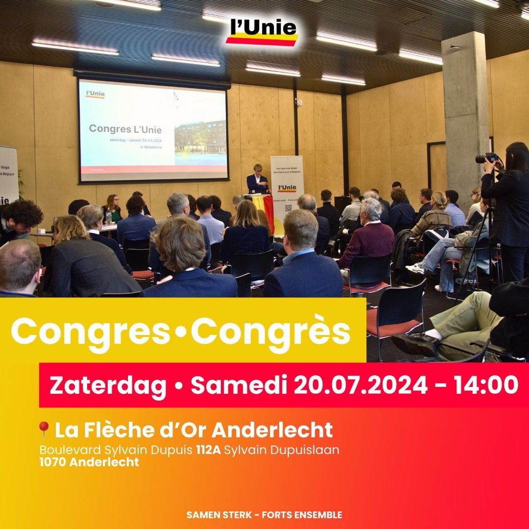 LUnieBE's tweet photo. Kom naar ons interactieve congres ! 🇧🇪 Venez nombreux à notre congrès interactif ! https://t.co/6WtN6t5oGt