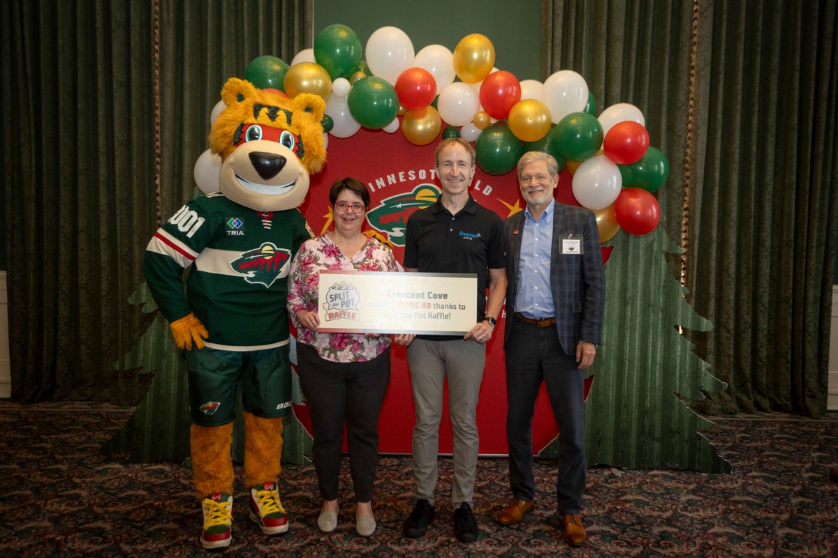 WildGivesBack's tweet photo. 💰 Split the Pot Raffle 💰

Through the 2023-24 Split the Pot Raffle, #MNWild fans raised: 
⭐️ $17,796 for @crescentcove
⭐️ $23,492 for @GilletteChildrn 

 #MNWildFoundation https://t.co/5E8OeYFc2j