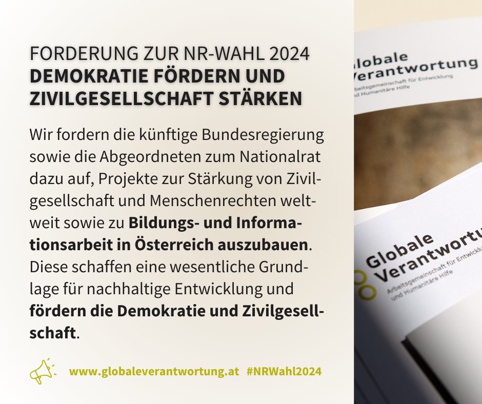 HannahHauptmann's tweet photo. Was kann eine #Entwicklungspolitik, die Österreich zu einem verlässlichen Partner armer und fragiler Länder macht und weltweit zu menschlicher #Sicherheit beiträgt? #Österreichpacktan, mit den Forderungen der #AGGlobaleVerantwortung👉https://t.co/9OgicqVCl4 #NRWahl2024 #EZAwirkt https://t.co/HIpKHHSlKB