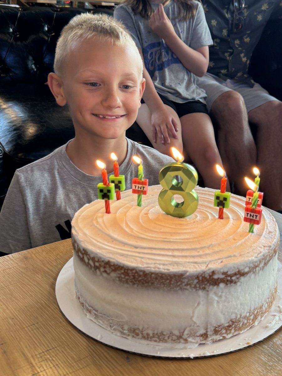 mapuck5's tweet photo. I can’t believe it has been 8 years! He is the life of the party, he knows the lyrics to every song, and he is a foodie who can never get enough fried chicken and ribs! Best of all, he has the kindest heart and loves big! Happiest 8th Birthday, Kipper! 🎈🎂 https://t.co/IY0zg2cMnD