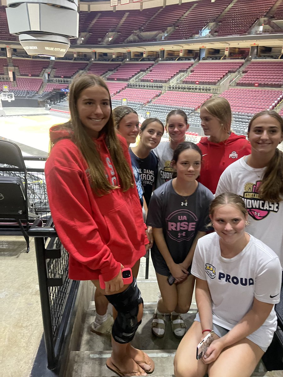 LaurenChain27's tweet photo. Had a fun few days in Ohio between tournaments with my @DistrictOneBA teammates. Now we lock in for the @RiseCircuit Finale this weekend. (@OhioStateWBB, we loved your campus!) https://t.co/ldvuV0A2iI