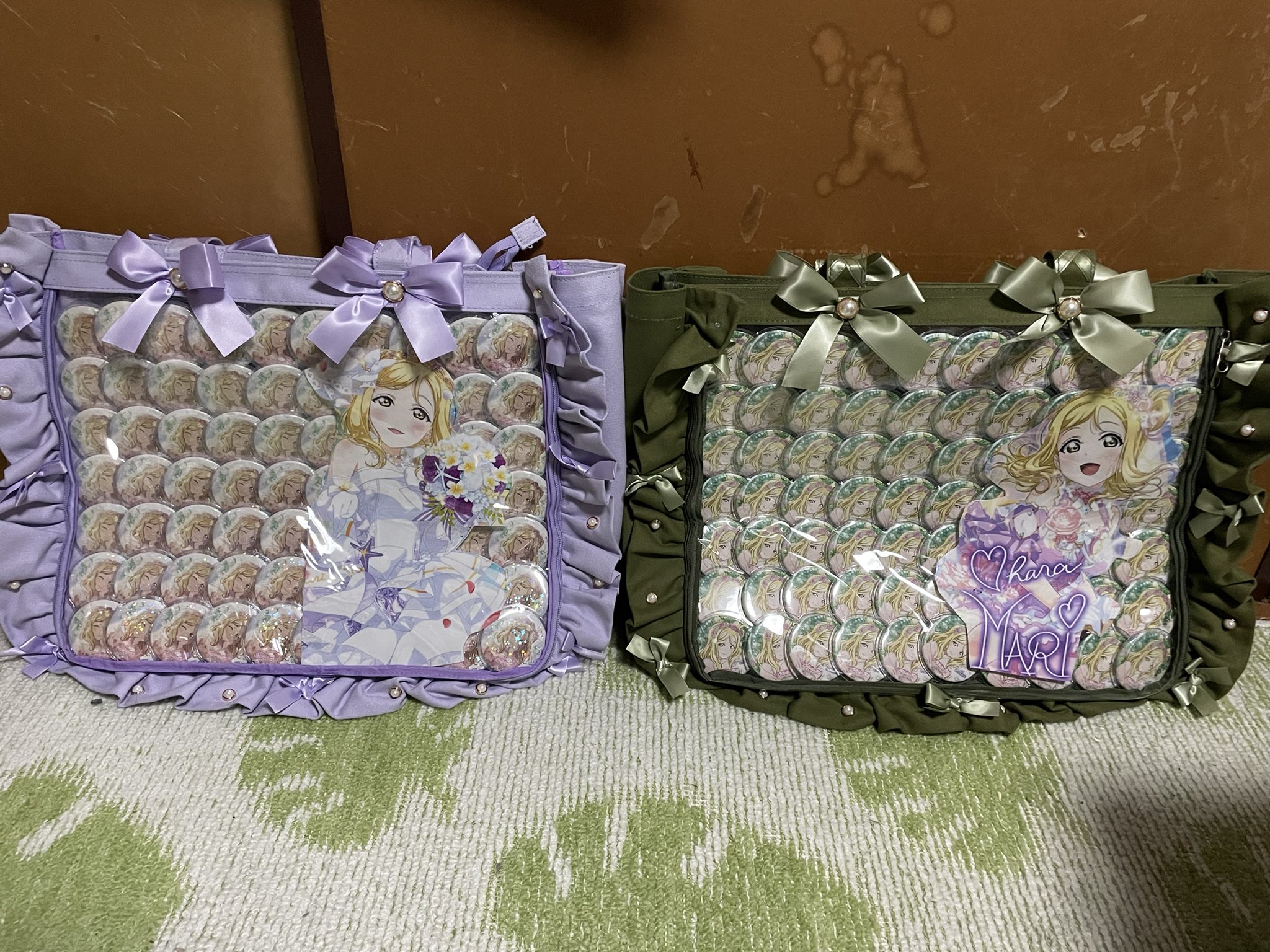 即購入⭕️ 小原鞠莉 Aqours 痛バ 痛バッグ 缶バッジまとめ売り