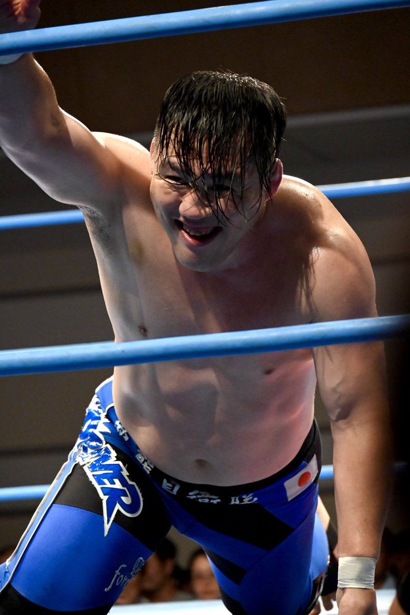 akiochan1964's tweet photo. 激しいだけの闘いは光留選手にとっても喜びだったのかも👀
#ajpw
#Evolution
#Evolution6
#佐藤光留 https://t.co/WWAZzPupYI