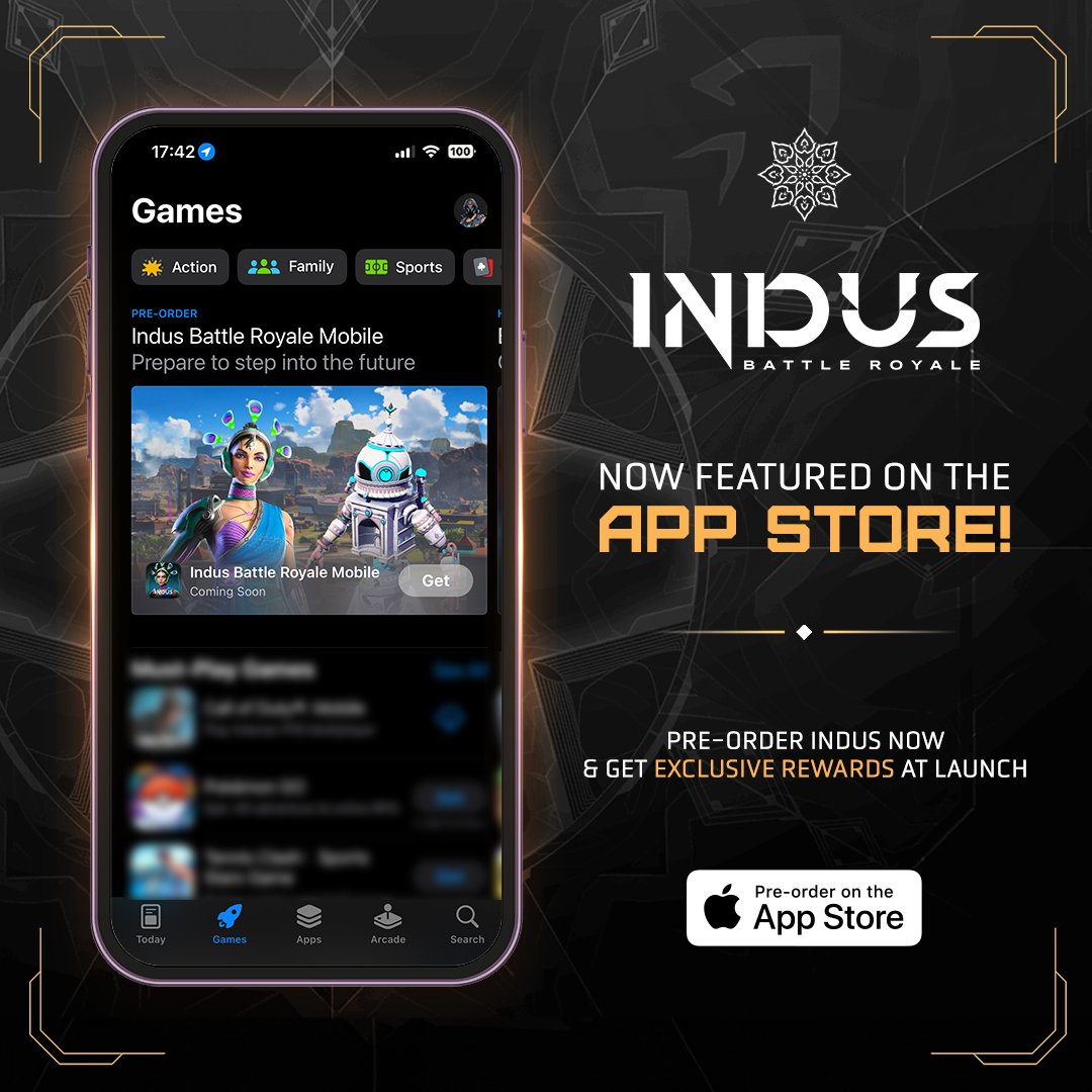 Pre-order now! 
apps.apple.com/in/app/indus-b…