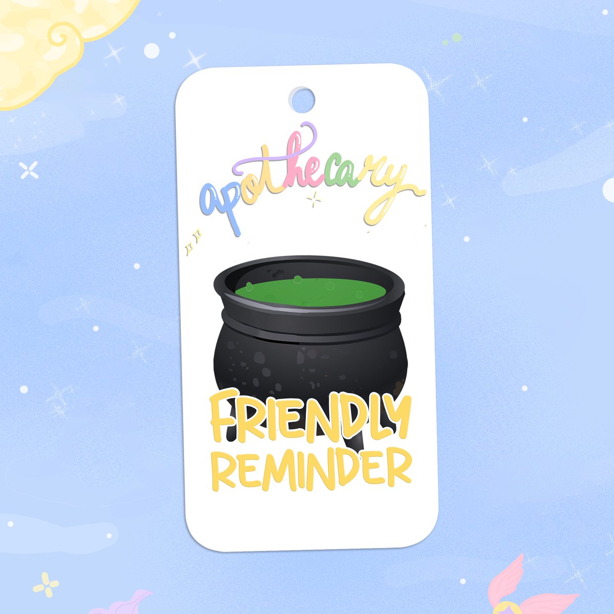 AH_Apothe's tweet image. ⠀
⠀
🔔 𝐅𝐑𝐈𝐄𝐍𝐃𝐋𝐘 𝐑𝐄𝐌𝐈𝐍𝐃𝐄𝐑

“Selamat sore semuanya! Apo-chawn datang dengan membawa surat pengingat! Jangan lupa untuk memperbaharui itemsnya sebelum tenggat waktu yang diberikan.”

📜: (justpaste.it/APOREMINDER-19…)
⠀
⠀