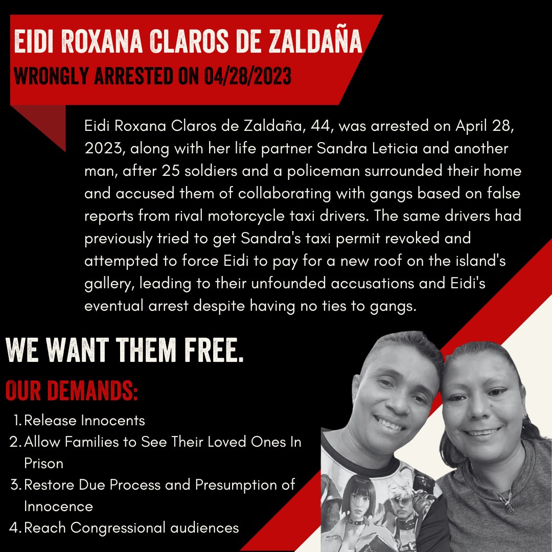 LAWGaction's tweet photo. 🗣 In 2022 under the #StateofException in El Salvador, 25 innocent people from the Espíritu Santo island were unjustly arrested. Only 8 have been released.
Here is the story of 4 innocent people on the island made a victim of the state.
#LibertadParaIES https://t.co/tODxTPnua8