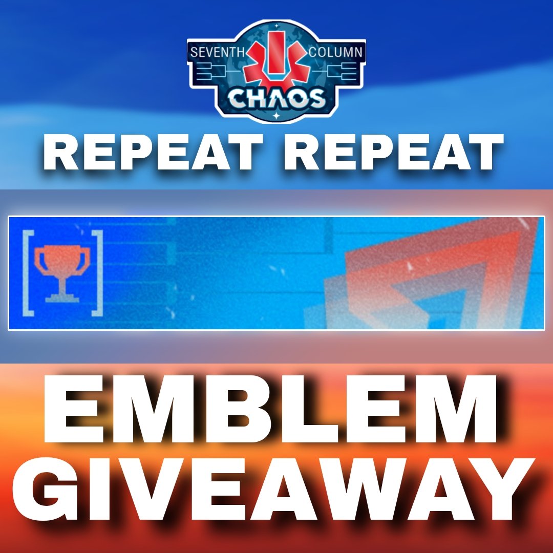 Luga96_'s tweet image. ⚠️ REPEAT REPEAT GIVEAWAY⚠️

Thanks @BungieLove
For the opportunity to share this beautiful emblem with my community💙❤️

Rules:
Like❤️
RT✅
Follow @Luga96_

Im currently giving away this emblem on my IG but I will put all the partecipants together👍🏻

#Bungiecreator #Bungieday