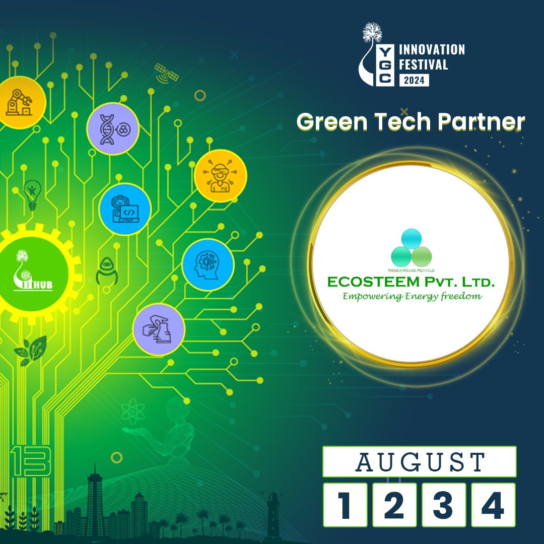 YarlITHub's tweet photo. @ecosteem comes on board as Green Tech Partner for YGC Innovation Festival '24

#YGC13 #Hackathon #sponsors #Innovation #ygc #tech #startups #SriLanka #ideathon #YarlITHub #YGCInnovationFestival #YGCInnovationFestival #InnovationUnveiled #YGCInnovationFestival #ygcinnovation https://t.co/YN15zgw4Kc