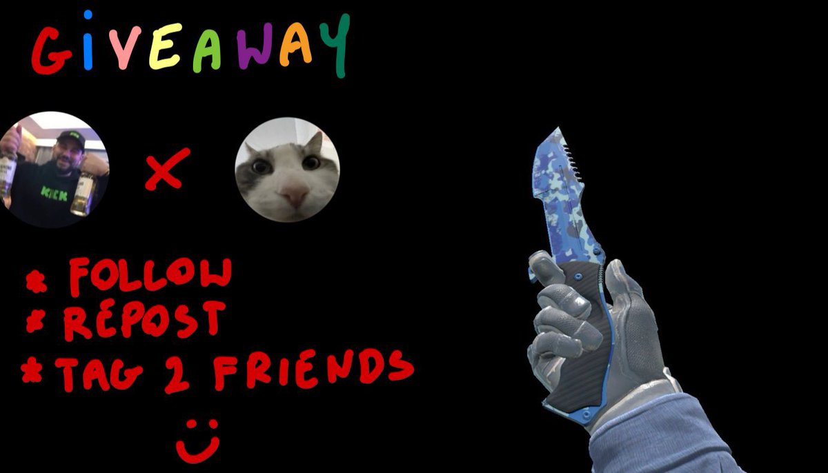 igor_cs2's tweet photo. BIG G1V3AWAY with @AllDayCS2 

★ Huntsman Knife | Bright Water (Field-Tested)

🔁 Repost
👤 Follow me, @AllDayCS2 and @tamkendisiyim 
@ Tag 2 friends

Rolling in a week and good luck my friends :3 https://t.co/7yiSpjE6fR
