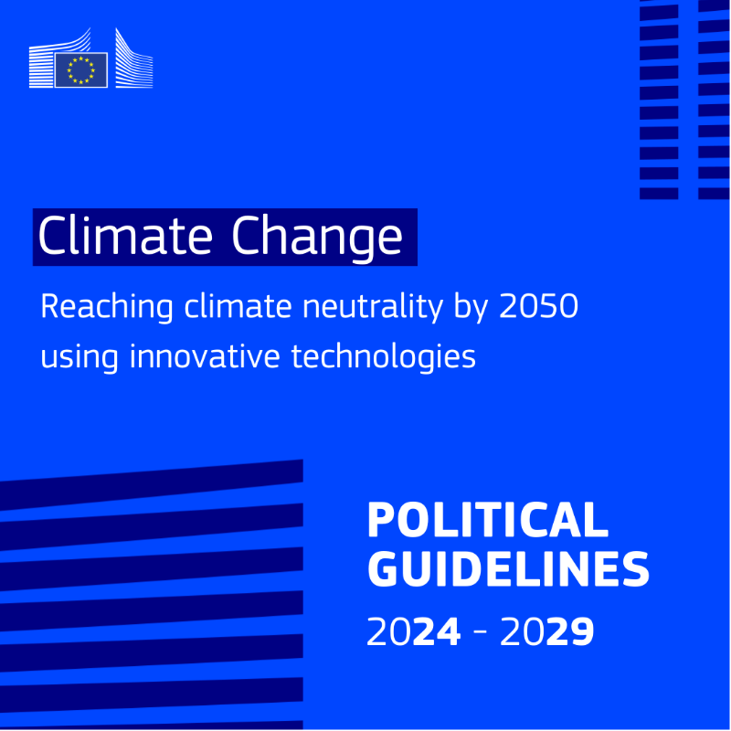 EUScienceInnov's tweet photo. R&amp;I is enshrined in many of the proposals of @vonderleyen for the next five years as president of the @EU_Commission 🇪🇺

From business to climate neutrality, explore below to get more details ↓
