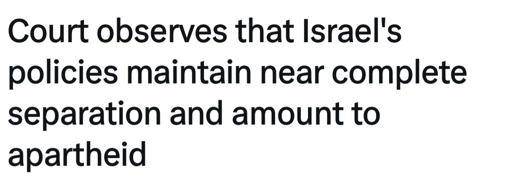 Internationella domstolen om Israels politik på västbanken !!