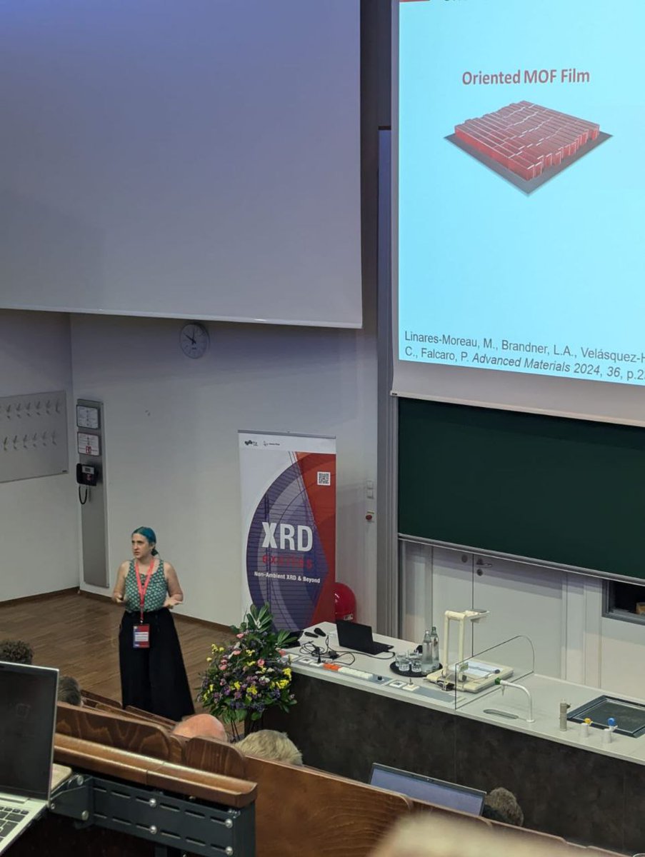 Last week presenting at the XRD excites: Non-Ambient XRD &amp; Beyond! Thank you <a href="/tugraz/">TU Graz</a> and <a href="/AntonPaar/">Anton Paar</a> for organizing this event, it was great to interact with the international speakers and have interesting discussions about non-ambient in situ and operando methods🔍👏
