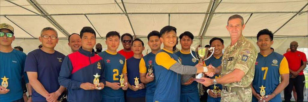 Worthy_Down's tweet photo. Congratulations to the GSPS from QOGLR on winning the Corps volleyball Cup by one point. Jai GSPS! @RecruitmentAgc https://t.co/CUjedos5iJ