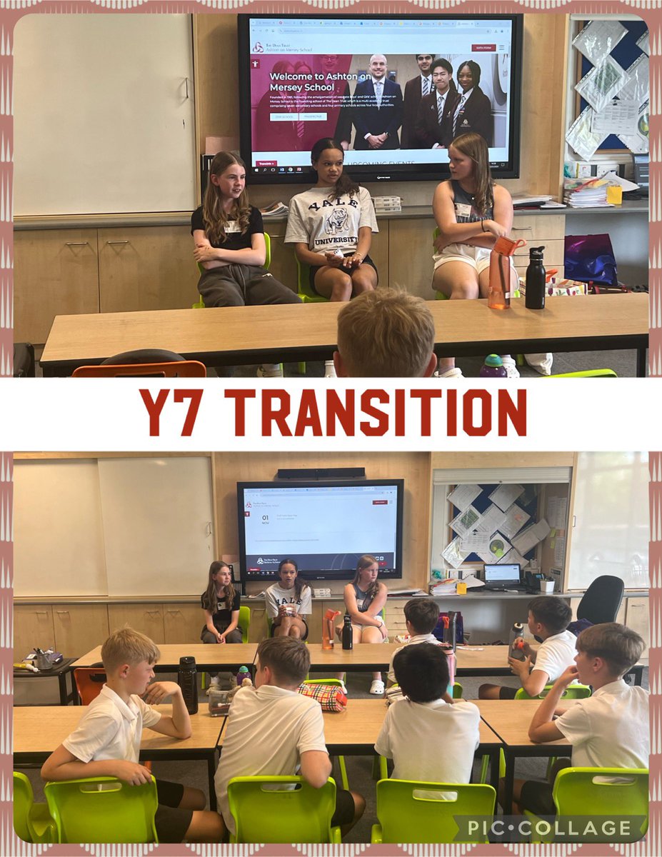 SpringfieldPrimary (@springfieldsps) on Twitter photo What a credit to <a href="/DT_AoMSchool/">Ashton on Mersey</a>
Tilly, Maia and Georgie came back to Springfield to talk to the Y6’s about their experiences in <a href="/Year7Aom/">Year7AoM</a> and answer questions / worries about starting secondary school. They were brilliant <a href="/miss_leggett_/">Miss Leggett</a> #Y7 #Y6 #Transition
#Wesupportandcare 🔴 What a credit to <a href="/DT_AoMSchool/">Ashton on Mersey</a>
Tilly, Maia and Georgie came back to Springfield to talk to the Y6’s about their experiences in <a href="/Year7Aom/">Year7AoM</a> and answer questions / worries about starting secondary school. They were brilliant <a href="/miss_leggett_/">Miss Leggett</a> #Y7 #Y6 #Transition
#Wesupportandcare 🔴