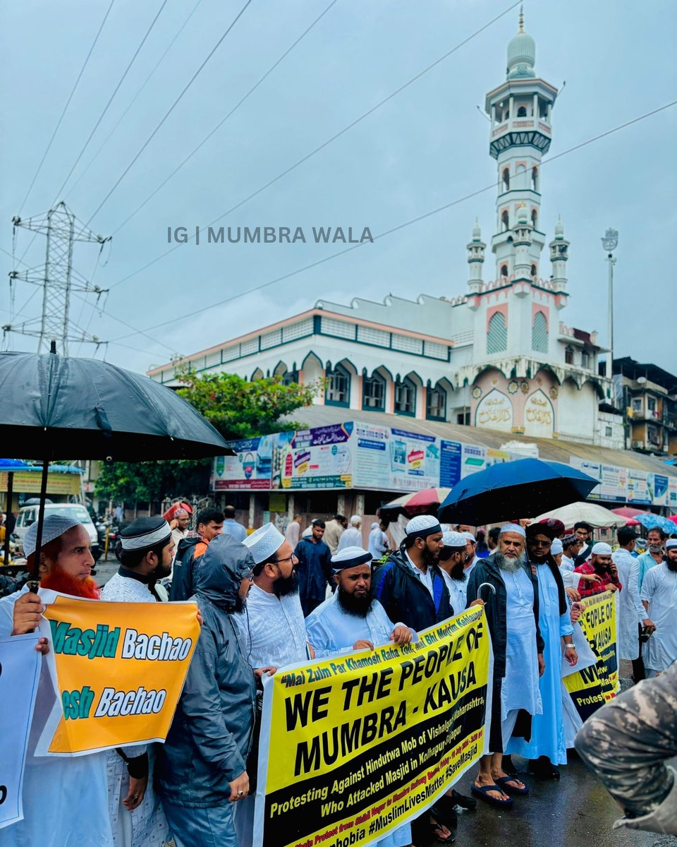 Mumbra_wala's tweet image. Biggest Human Chain Protest Ever, in Mumbra

Alhamdulillah Successful Protest Against Hindutwa Mob of Vishalgad-Maharashtra, Who Attacked Masjid in Kolhapur-Gajapur

#Protest #MasjidAttack
#KolhapurVishalGad #Microsoft
#CyberAttack
#Crowdstrike