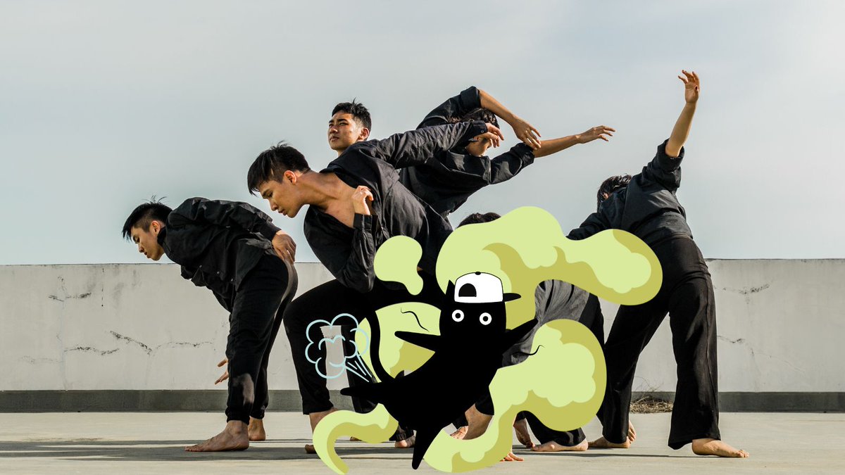 smelly_miao's tweet photo. ๐ฑ๐ Smelly Cat can groove to any dance style! What's your favorite? Salsa, hip-hop, or maybe a classic waltz? Let us know! ๐ถโจ #SmellyCat #DanceParty #cryptocurrency #GroovyCat https://t.co/ty8wQDM6M2