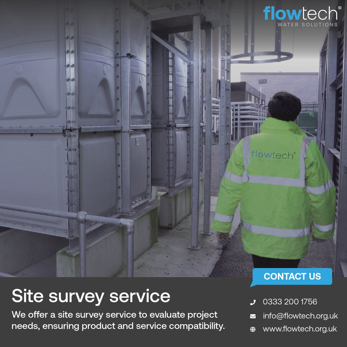 flowtech_uk's tweet image. Flowtech Water Solutions conducts site surveys to evaluate your specific requirements and ensure that our products and services are tailored to your project's needs.

Contact our expert team today to enquire on 0333 200 1756.

#Flowtech #SiteSurvey #BoosterSet #WaterPressure