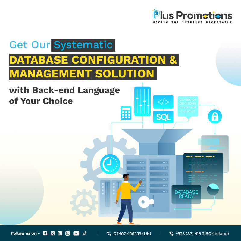 plus_promotions's tweet photo. Get robust data management solutions that will streamline your operations, improve efficiency, and support your business goals. Contact Plus Promotions today!

#databaseconfiguration #DataIntegration https://t.co/hJjtzzjSxB