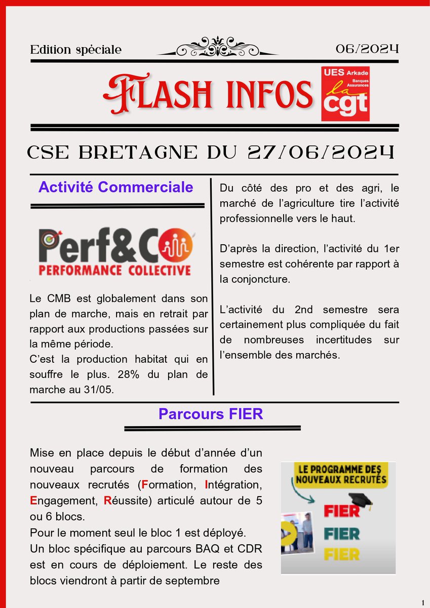 CgtArkade's tweet photo. Infos CSE CMB https://t.co/uAKRPZTgGt
