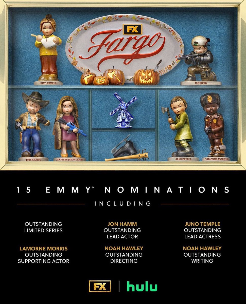 trevorfilms's tweet photo. Emmy nom. Dontcha know? @TelevisionAcad @FargoFX @FXNetworks @KeepABRolling @DGCTalent @IATSECANADA https://t.co/OamB5mNPWq