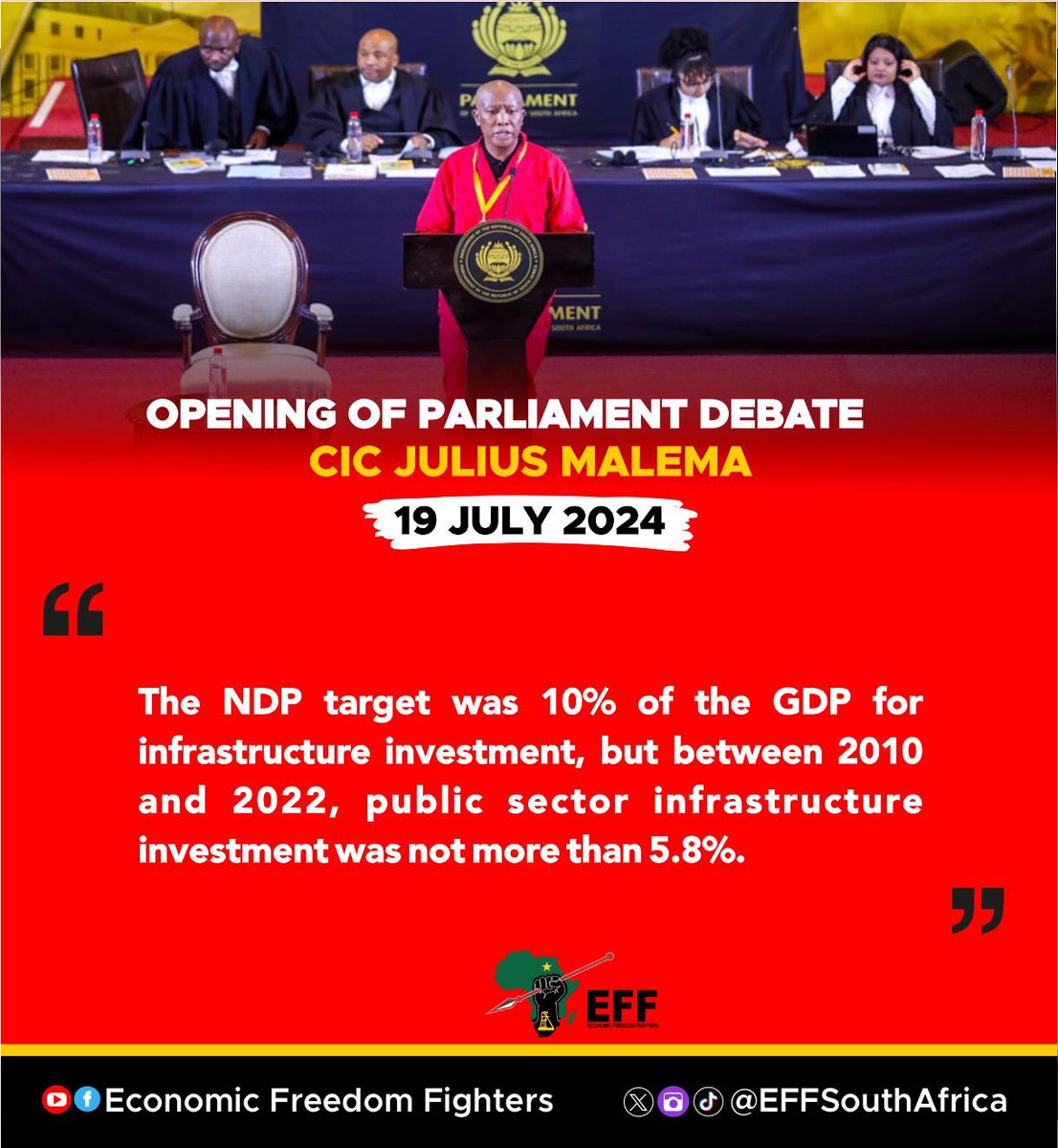 EFFSouthAfrica's tweet photo. #CICDebates
#EFFinParliament https://t.co/tdx8QbNbWC