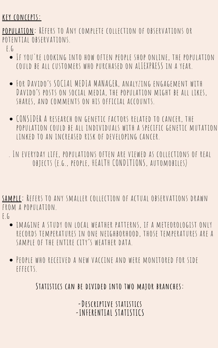 HanNielle10's tweet image. Episode 2 #statisticsmadesimple explains the major branches of statistics
of course, there&apos;s so much you can do with that data that just counting 1234

#DataScience 
#MachineLearning 
#Artificialintelligence