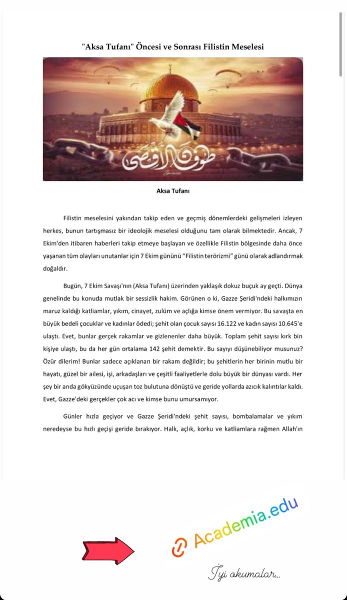 Rj_Baha's tweet photo. “Aksa Tufanı” Öncesi ve Sonrası: Filistin Meselesi 

https://t.co/AmrT4Q5IGB
#Filistin #Gazze #İnsanlık https://t.co/G7e2TbRZ1H