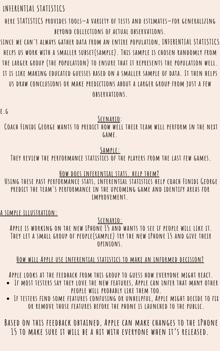 HanNielle10's tweet image. Episode 2 #statisticsmadesimple explains the major branches of statistics
of course, there&apos;s so much you can do with that data that just counting 1234

#DataScience 
#MachineLearning 
#Artificialintelligence