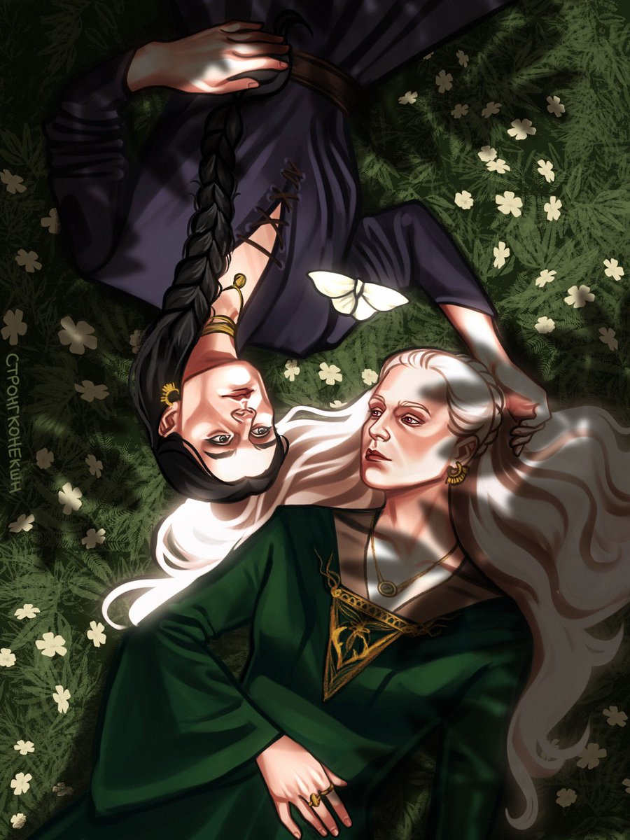 strngconnect's tweet photo. #HelaenaTargaryen and #AlysRivers 

What do you think about this ship?
#HouseOfTheDragon #hotd https://t.co/J5a4yD6THK