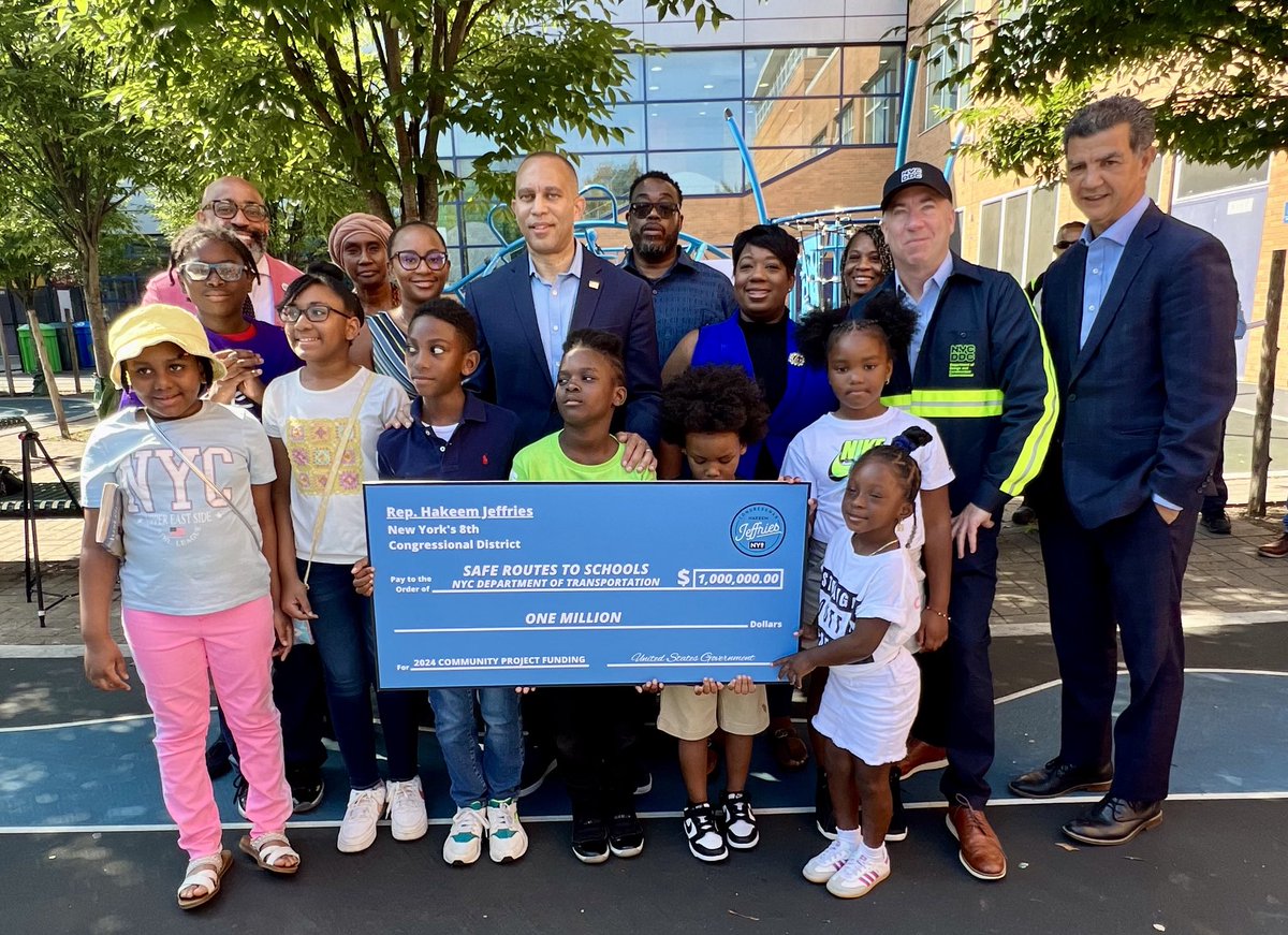 Khalek Kirkland (@kirklandkhalek) on Twitter photo <a href="/D23Rising/">District23Rising</a> thanks Representative Hakeem Jeffries, the United States Department of Transportation, and the New York City Department of Transportation for helping ensure the streets around three of our schools will be made safer for all. <a href="/NYCSchools/">NYC Public Schools</a> <a href="/D23Rising/">District23Rising</a> thanks Representative Hakeem Jeffries, the United States Department of Transportation, and the New York City Department of Transportation for helping ensure the streets around three of our schools will be made safer for all. <a href="/NYCSchools/">NYC Public Schools</a>